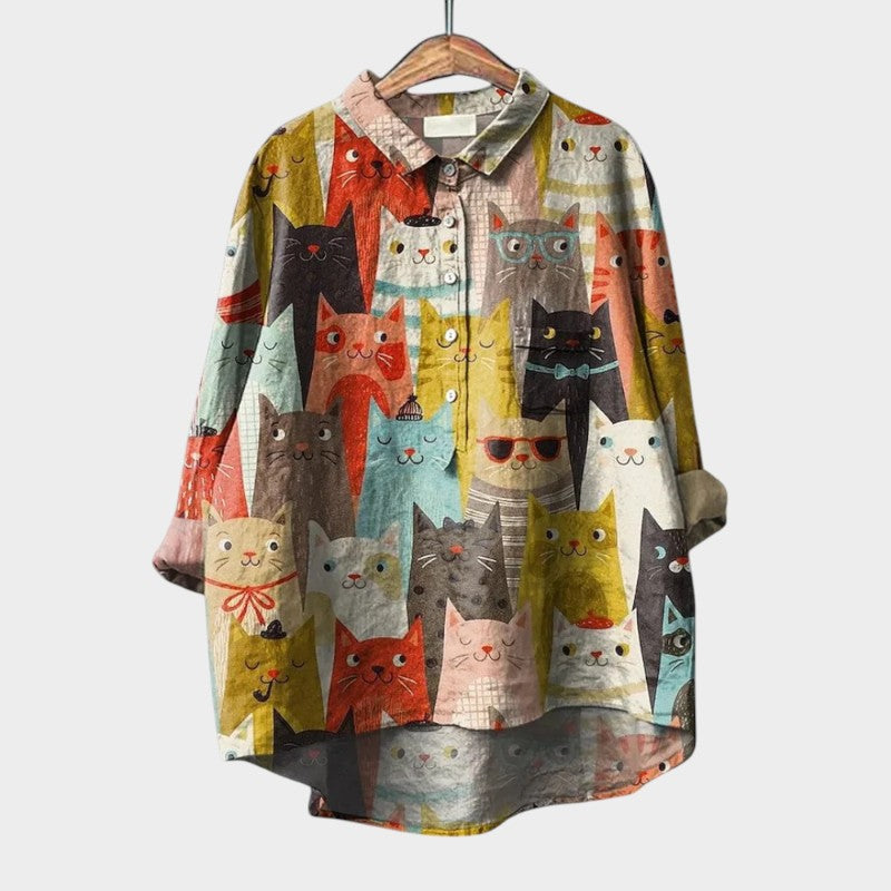 ALEXA | Blusa con acabado de encaje