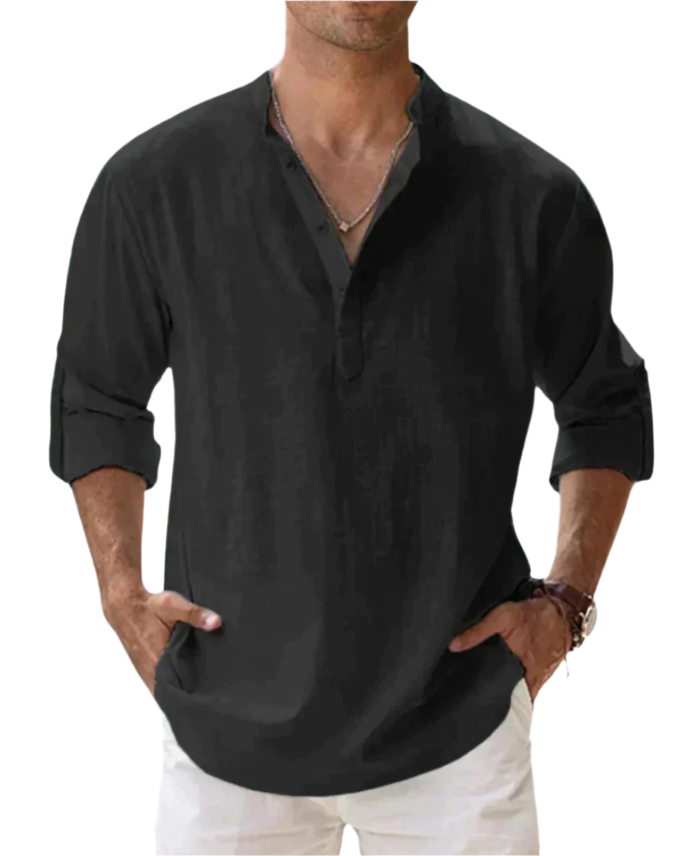 ANDREA | Camisa de algodón clásica