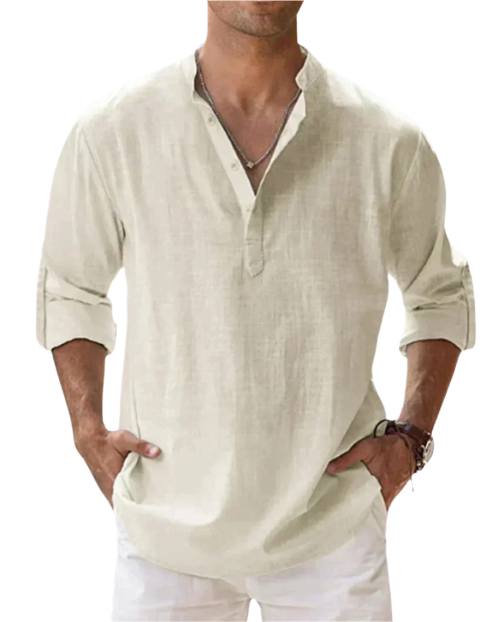 ANDREA | Camisa de algodón clásica