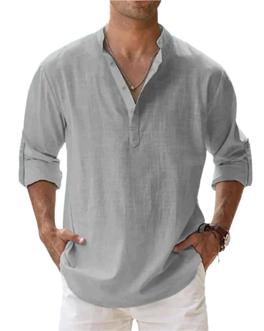 ANDREA | Camisa de algodón clásica