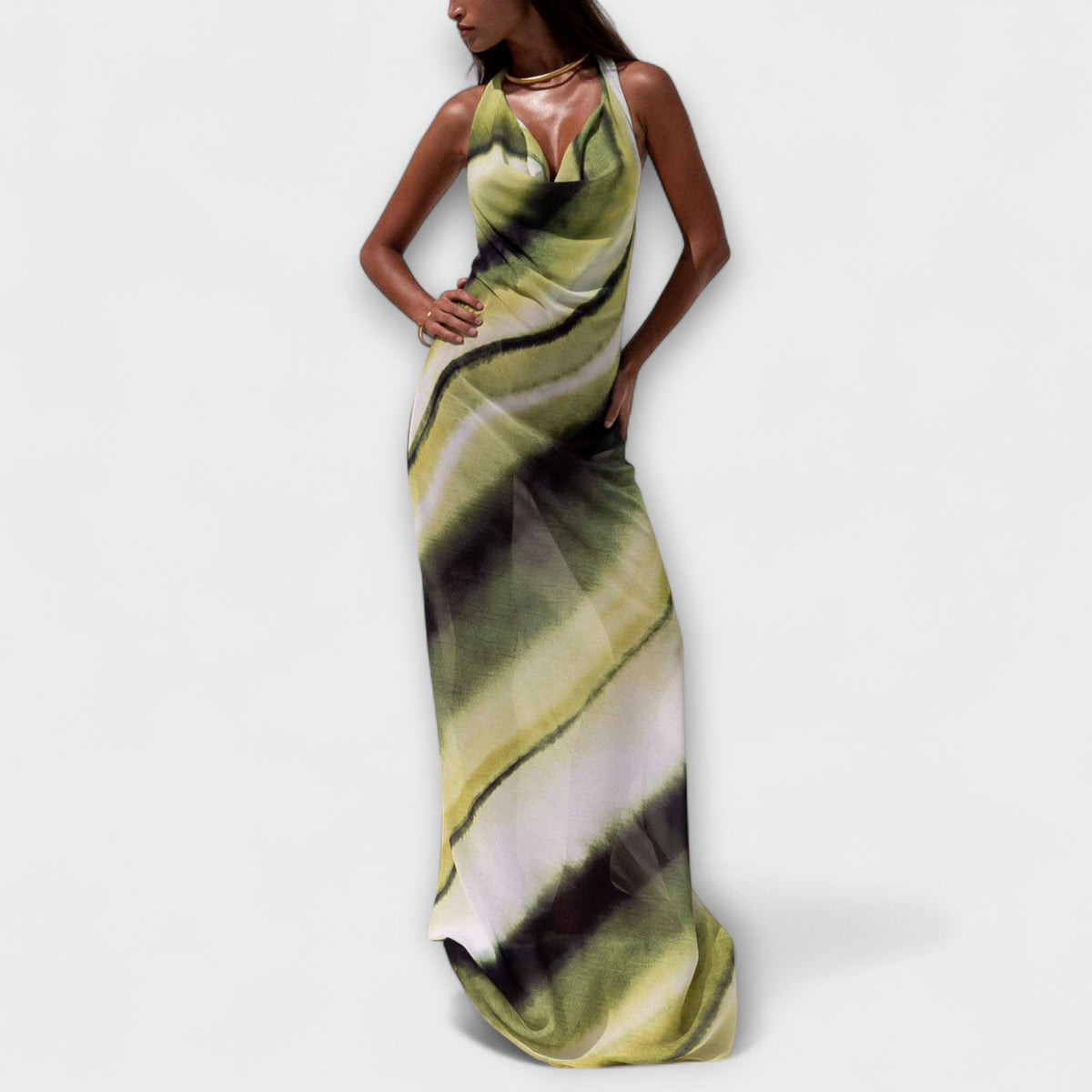 MARÍA JOSÉ JOSÉ | Vestido maxi con estampado tie-dye