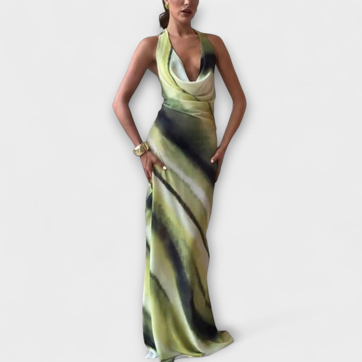 MARÍA JOSÉ JOSÉ | Vestido maxi con estampado tie-dye