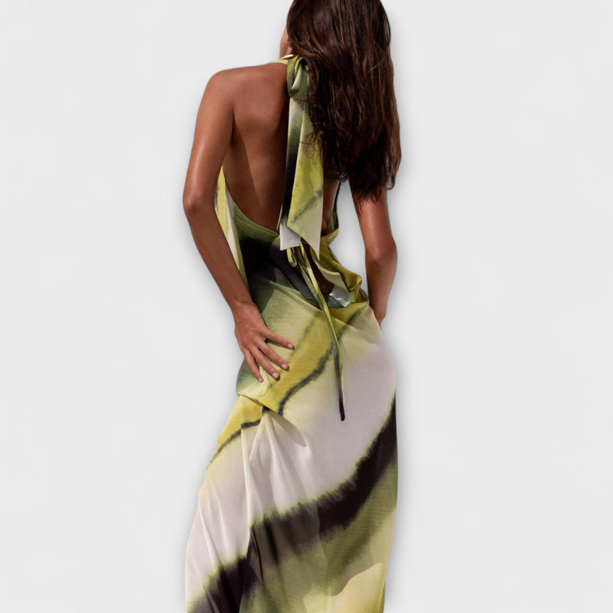 MARÍA JOSÉ JOSÉ | Vestido maxi con estampado tie-dye