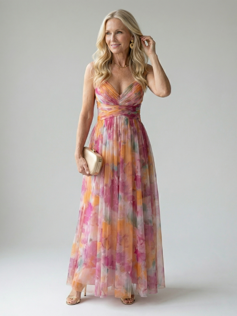 RENATA | Vestido maxi cruzado