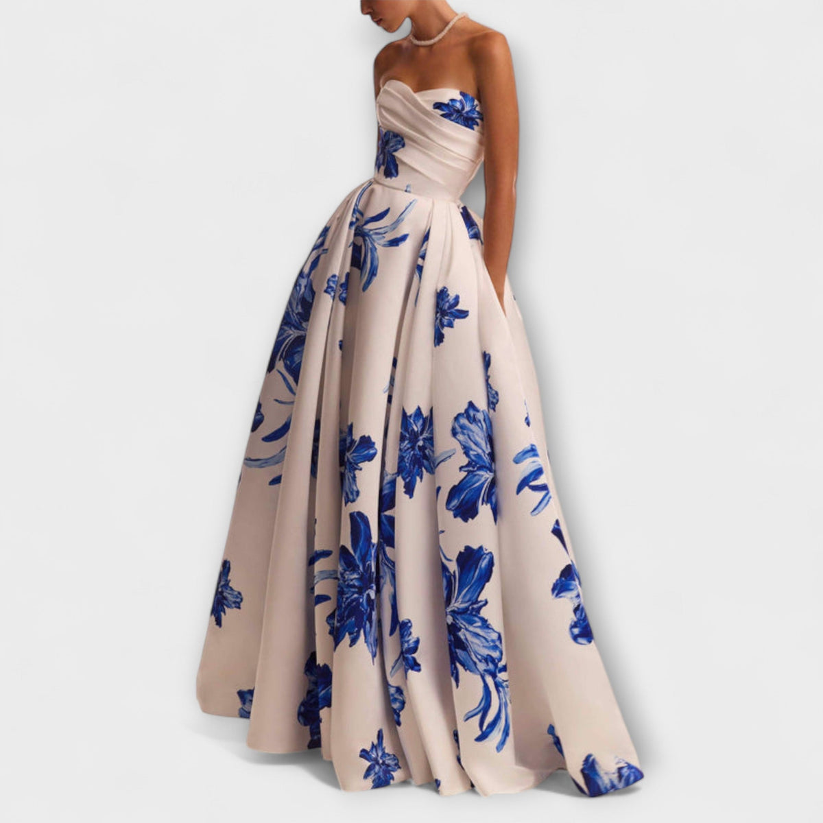 PAOLA | Vestido maxi floral