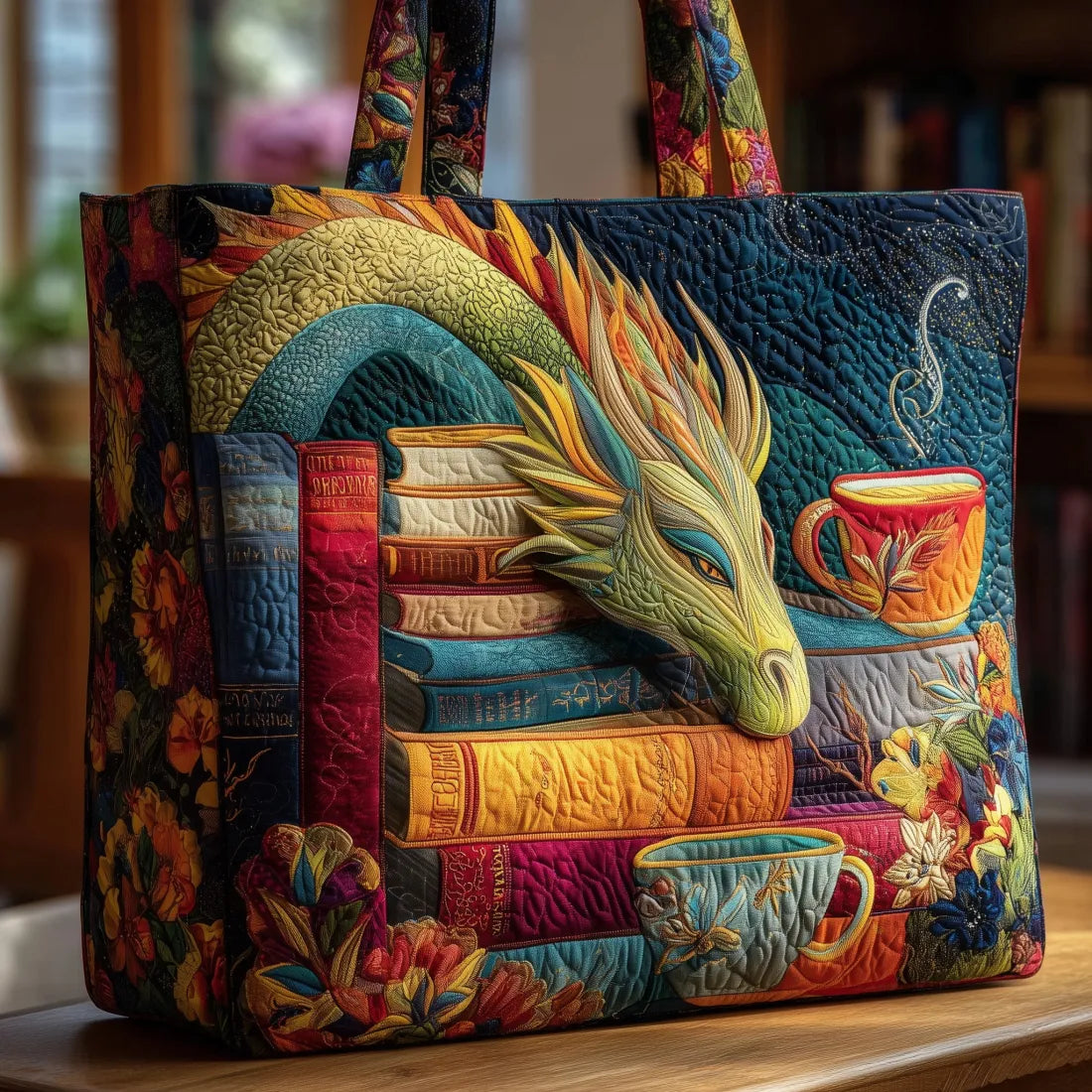 LAURA | Bolso artesanal con dragón