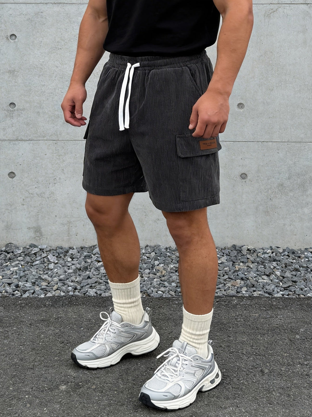 NATALIA | Shorts cargo acanalados