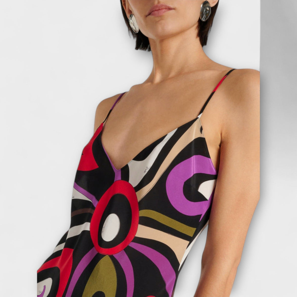 EMILIA | Vestido maxi estampado