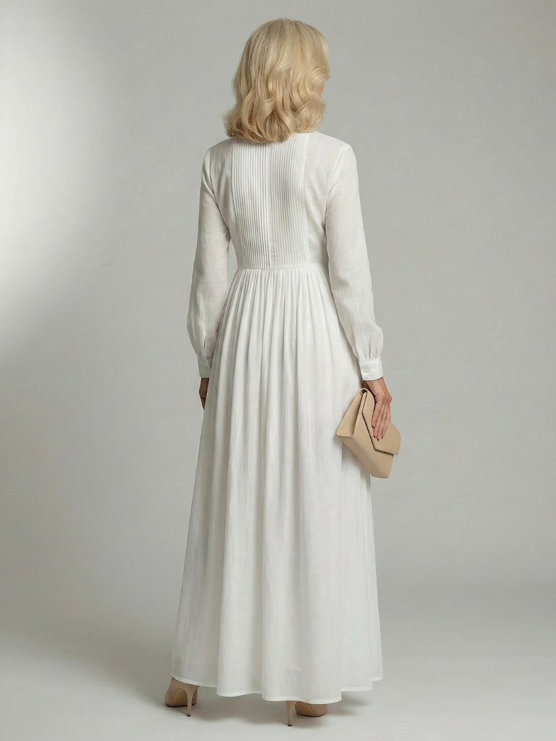 FERNANDA | Vestido maxi con botones