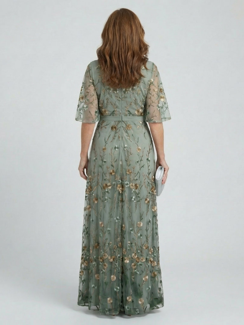VALERIA | Vestido midi halter floral