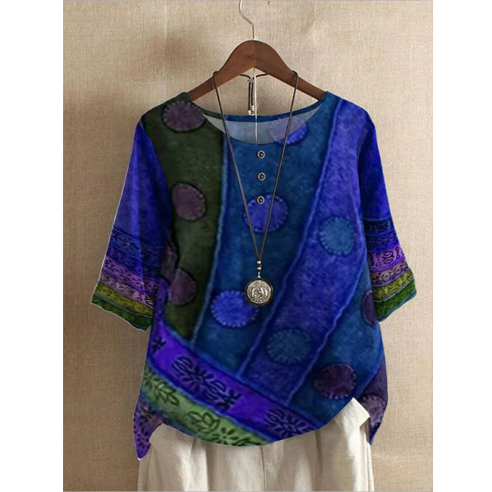 FERNANDA | Top bohemio multicolor