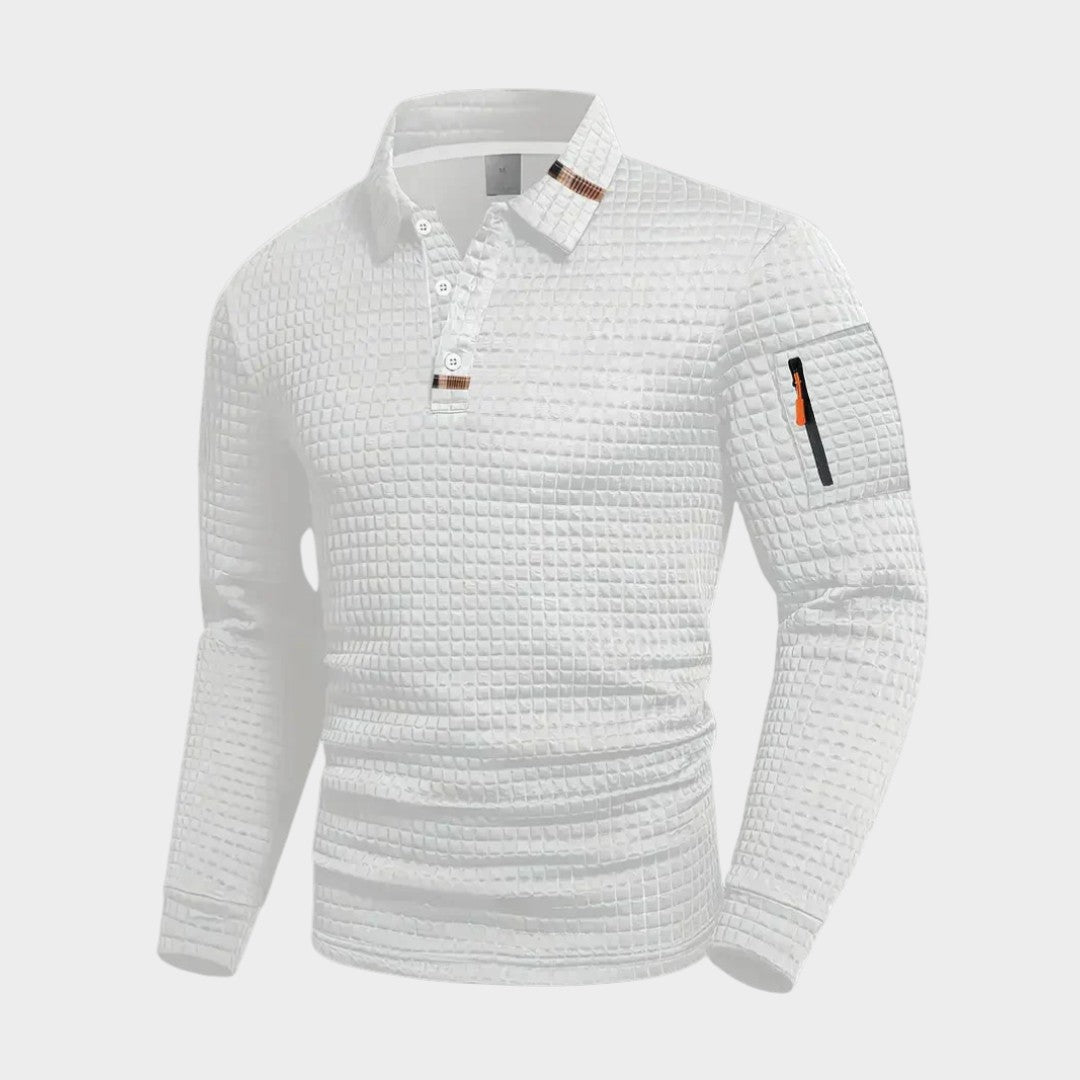 DAVID | Polo de cuello con textura