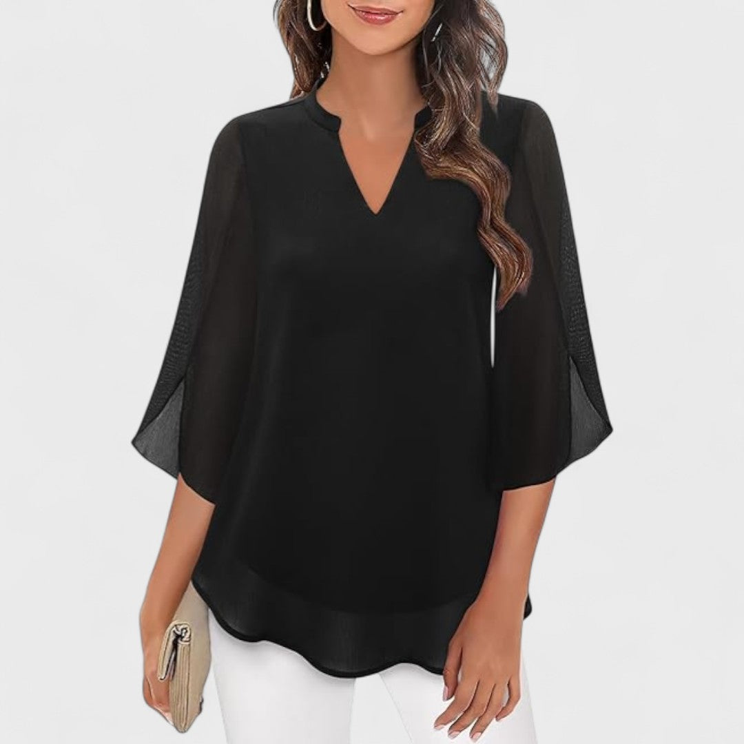 ANDREA | Blusa con escote en V