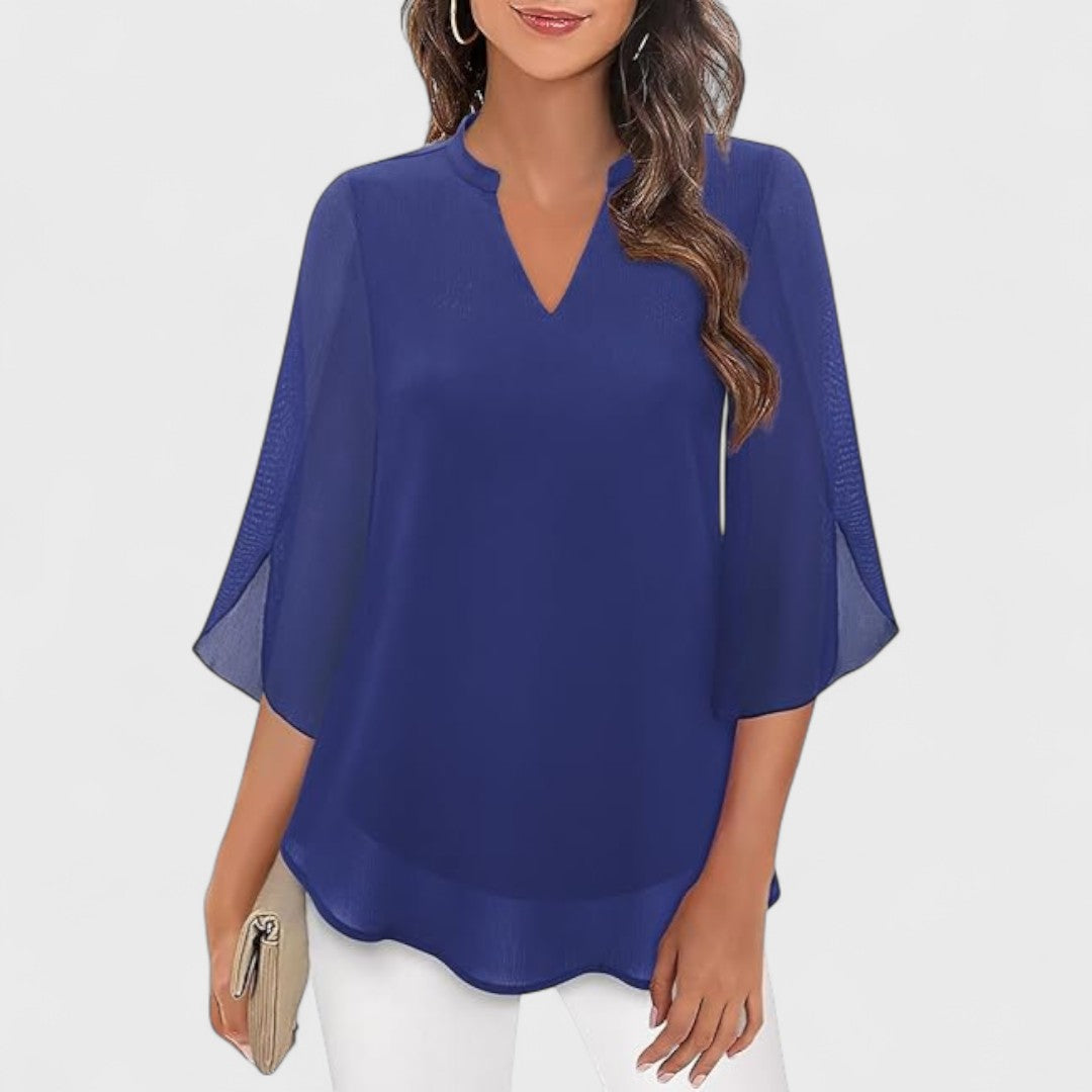 ANDREA | Blusa con escote en V