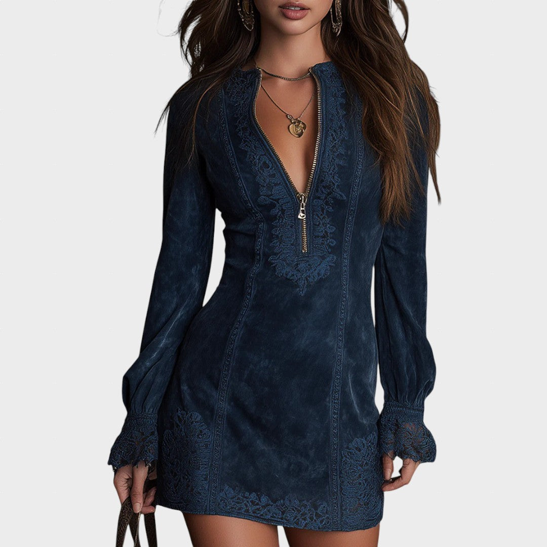 REGINA | Vestido mini con encaje