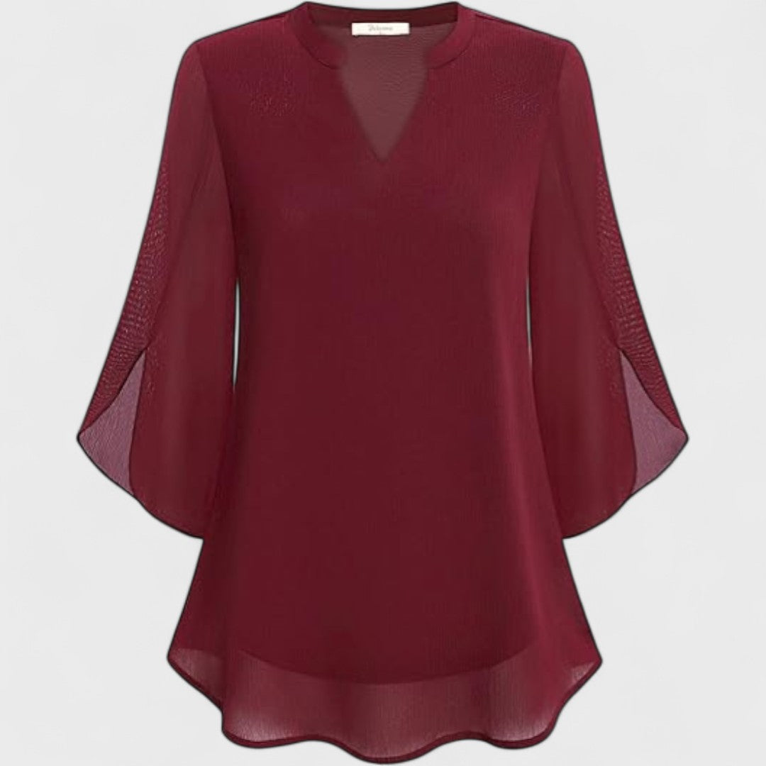 ANDREA | Blusa con escote en V
