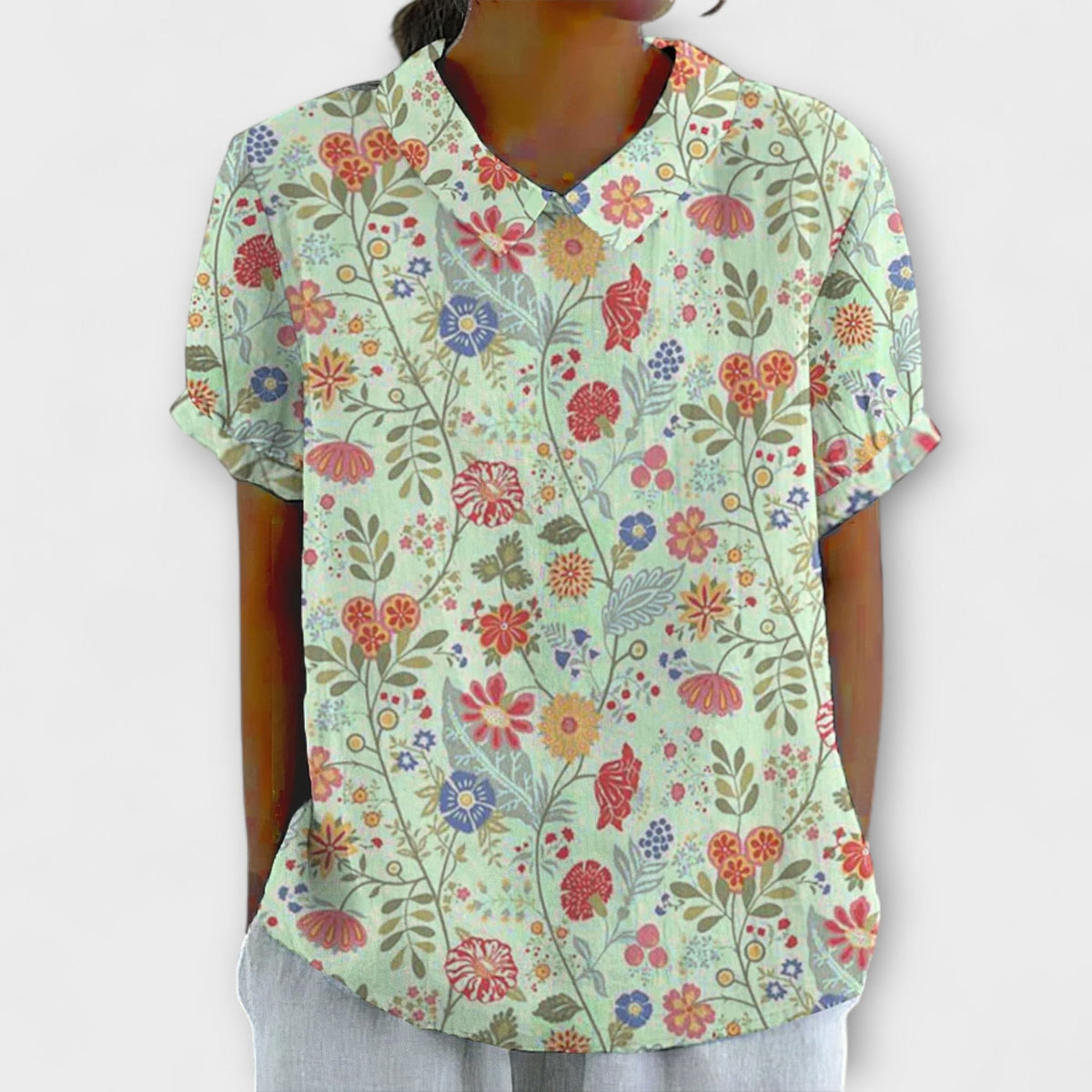 CAMILA | Blusa con estampado floral