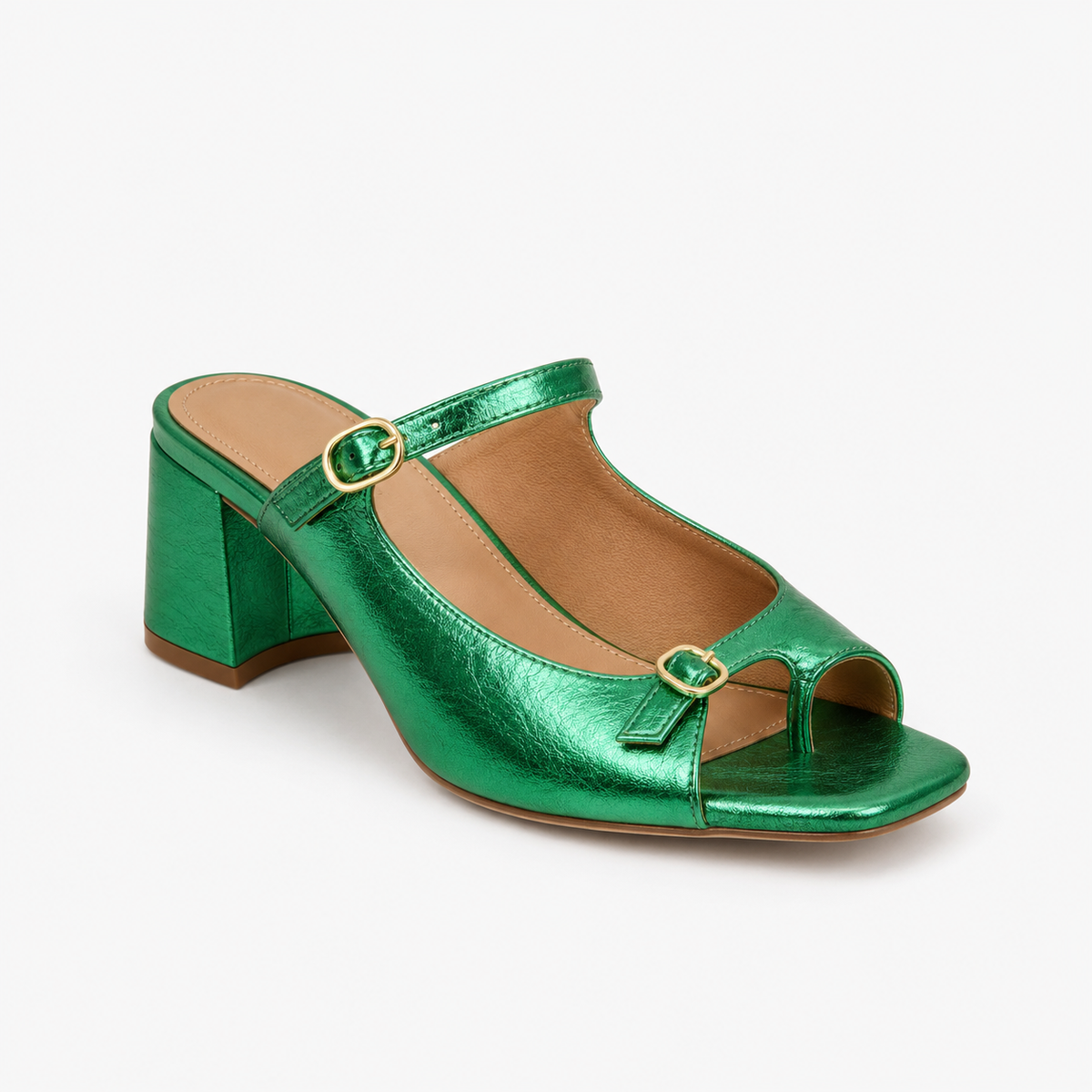VALENTINA | Sandalias de tacón ancho