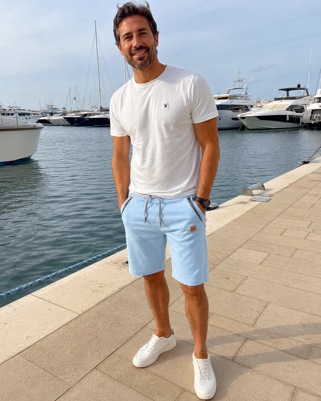 GUADALUPE | Shorts chinos de corte holgado