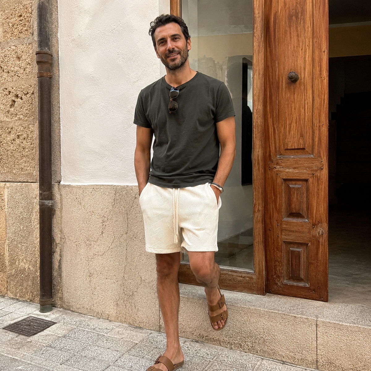 EMILIA | Shorts con rayas
