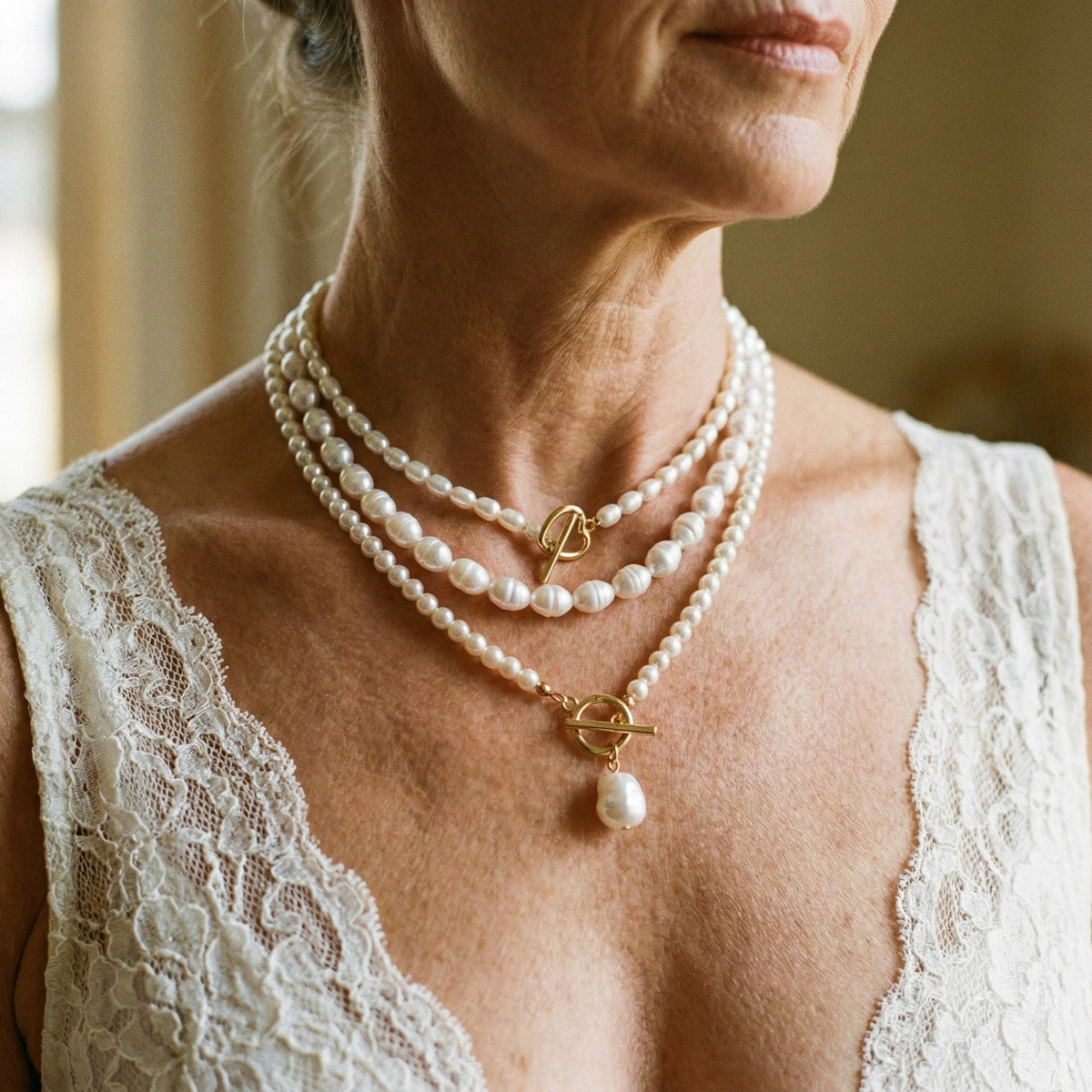 MARINA | Collar de perlas artesanal
