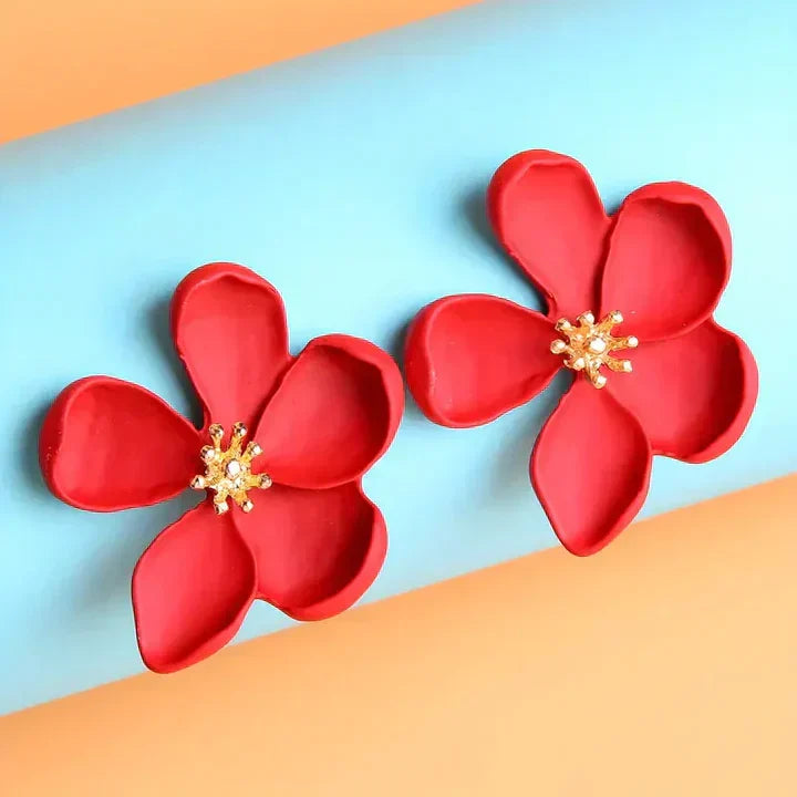 MARÍA JOSÉ JOSÉ | Pendientes de flores doradas