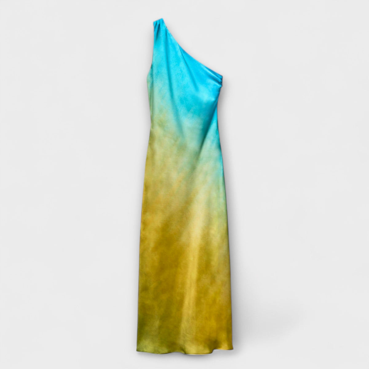NATALIA | Vestido midi de un hombro