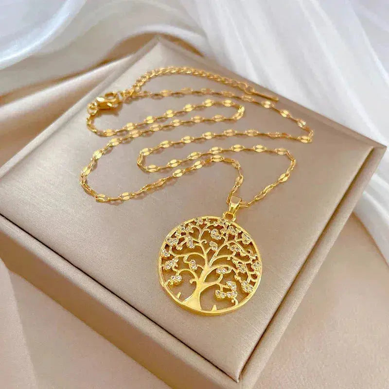 MARÍA JOSÉ JOSÉ | Collar dorado artesanal