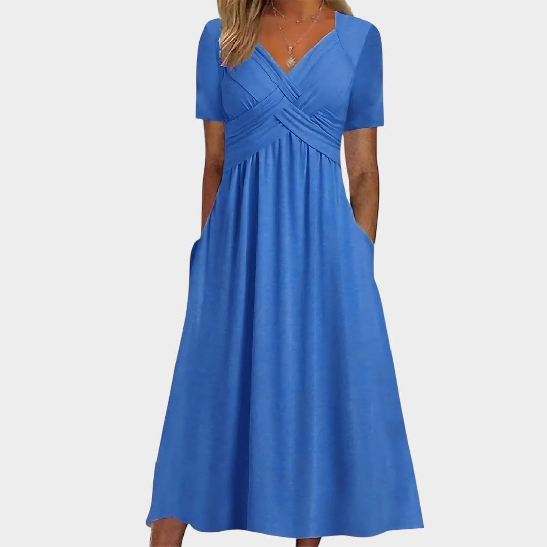 NATALIA | Vestido midi evasé