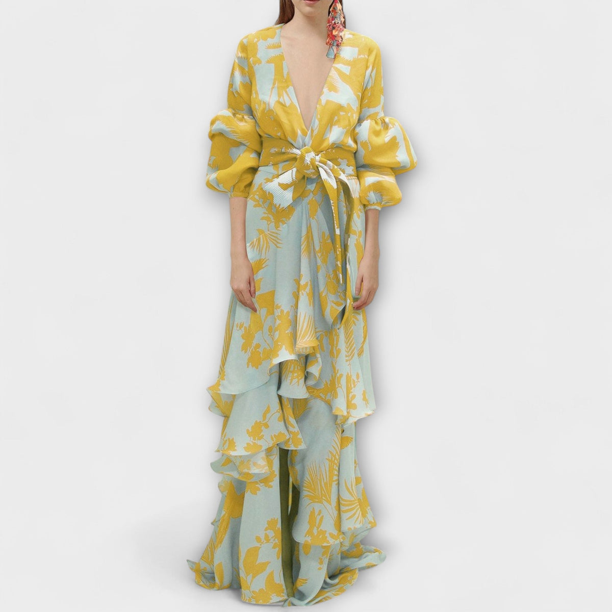 MARÍA JOSÉ JOSÉ | Vestido de gasa estampado