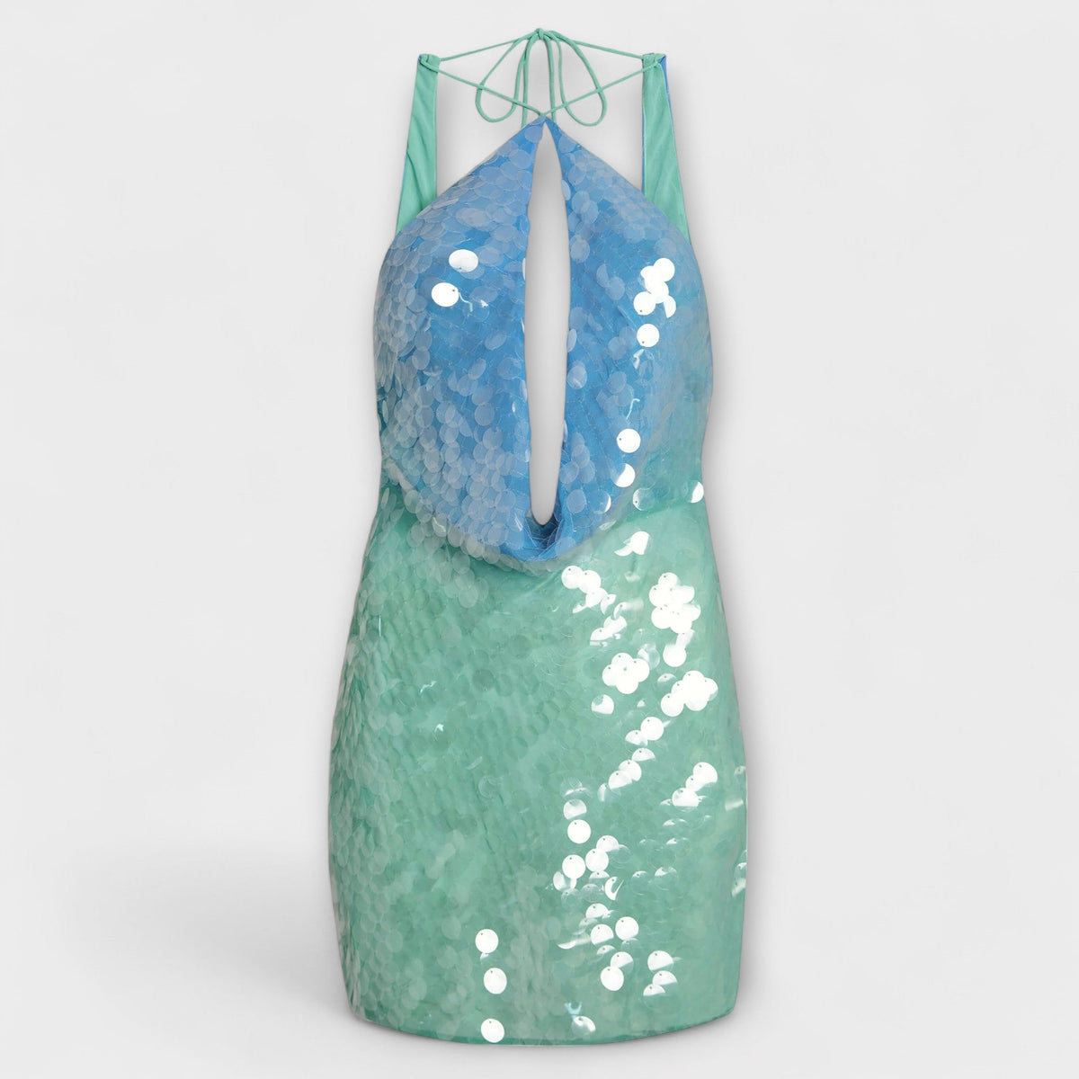 ISABELLA | Vestido mini con escote halter