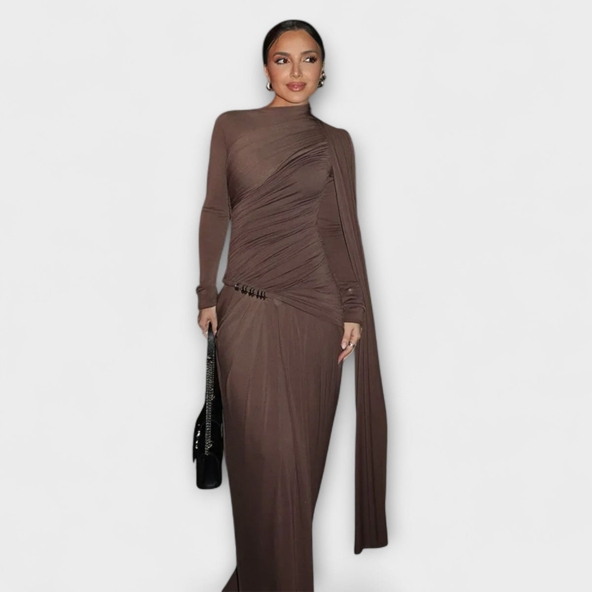 MARÍA JOSÉ JOSÉ | Vestido largo asimétrico