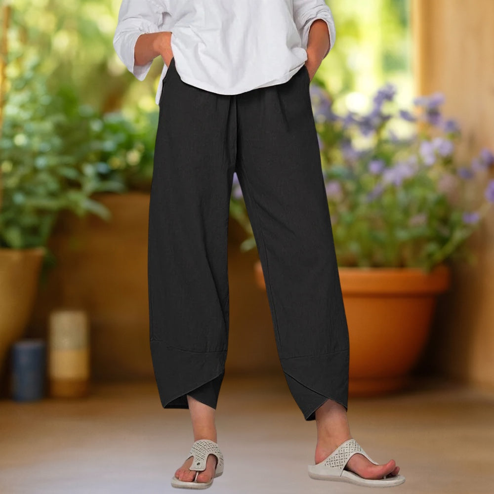 INDRA | Pantalón harem de pierna ancha