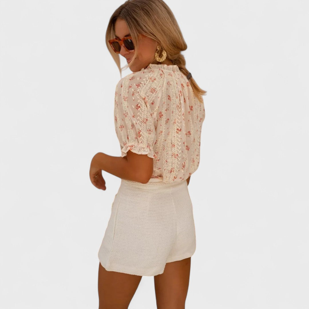 AITANA | Blusa con estampado floral