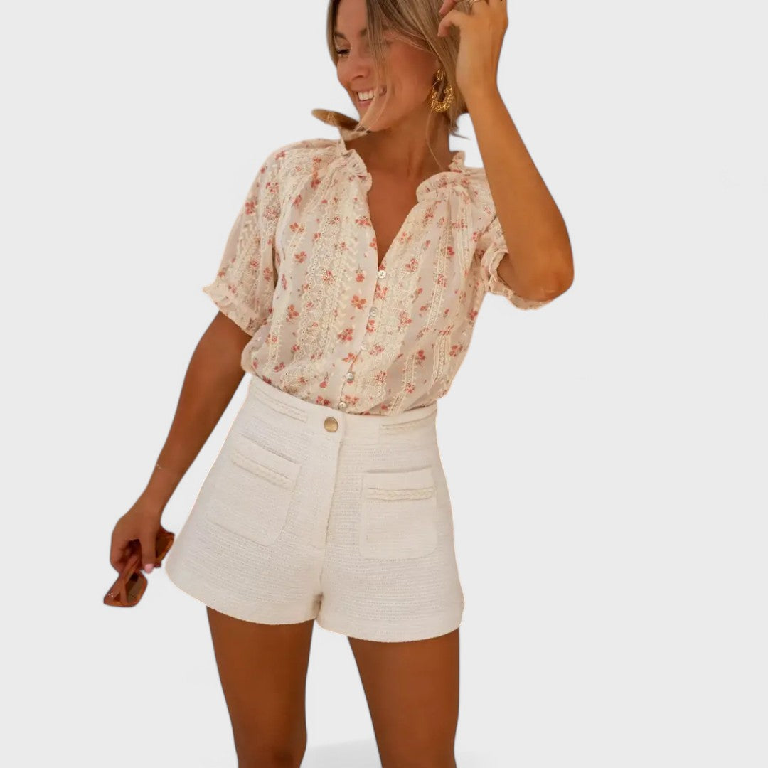 AITANA | Blusa con estampado floral