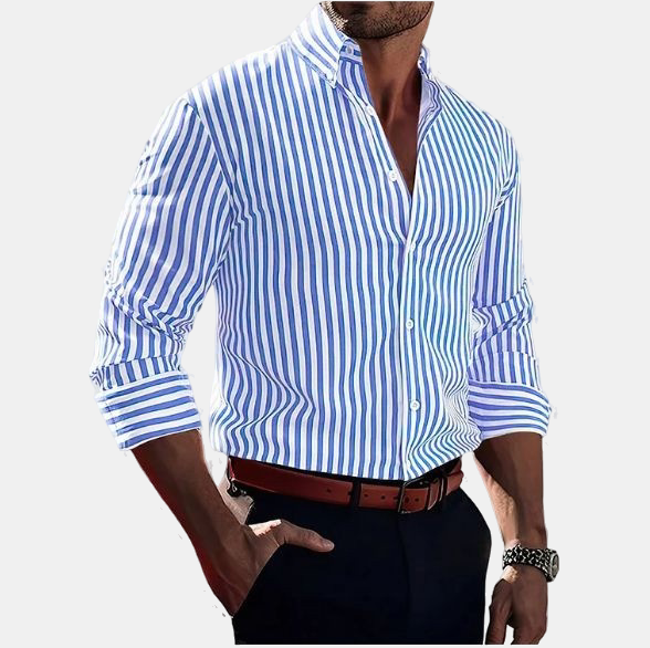 ALEJANDRO | Camisa de rayas entallada