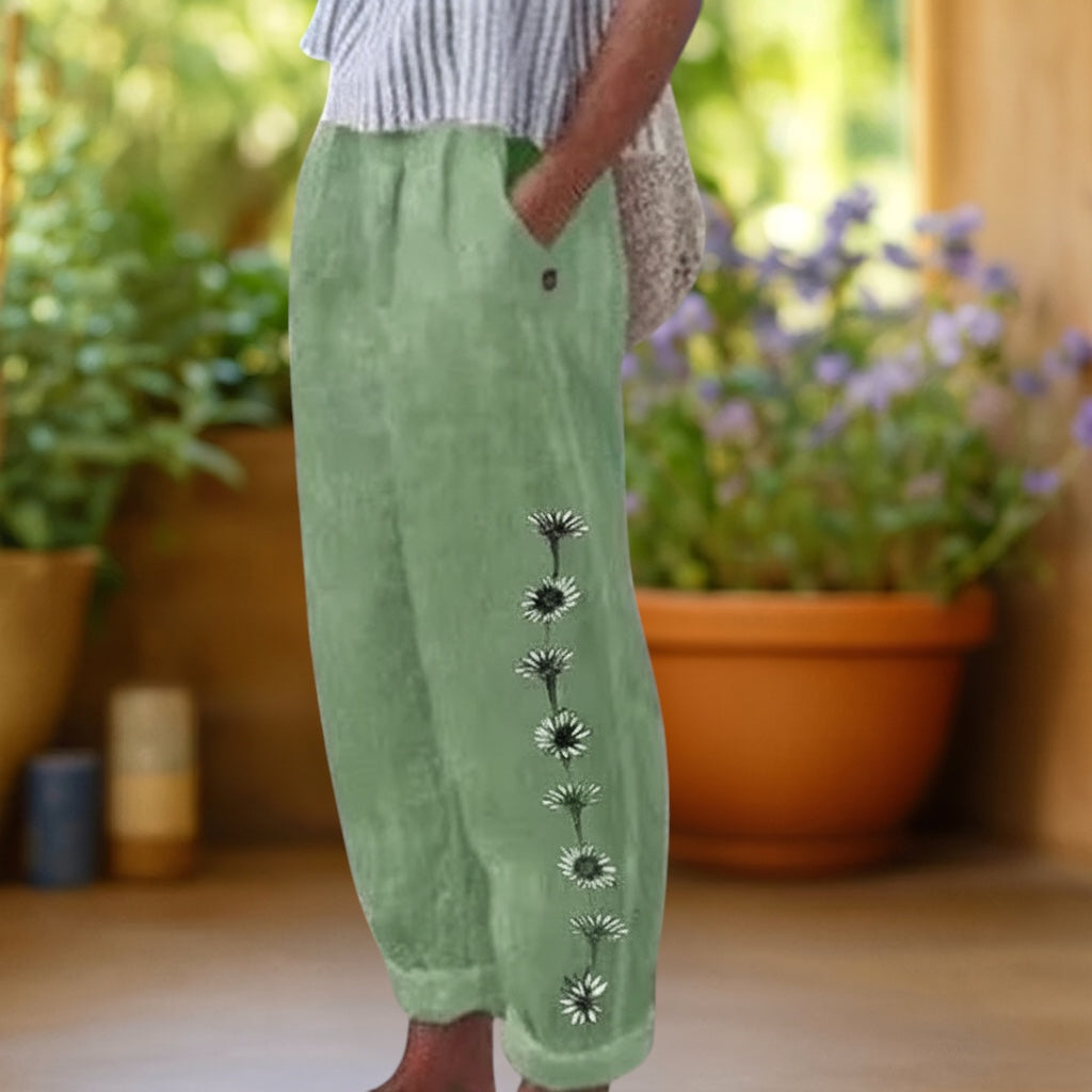 ROMINA | Pantalón holgado estampado