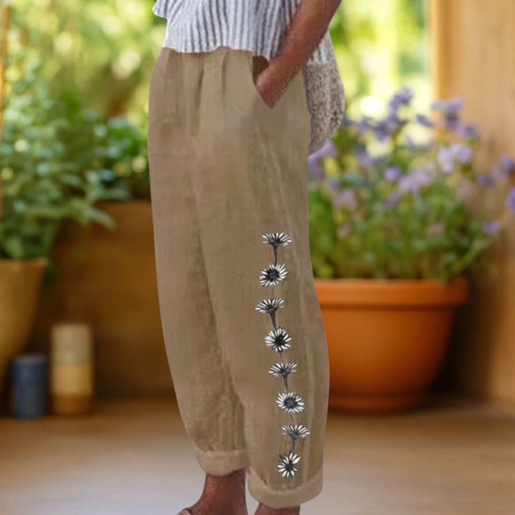 ROMINA | Pantalón holgado estampado