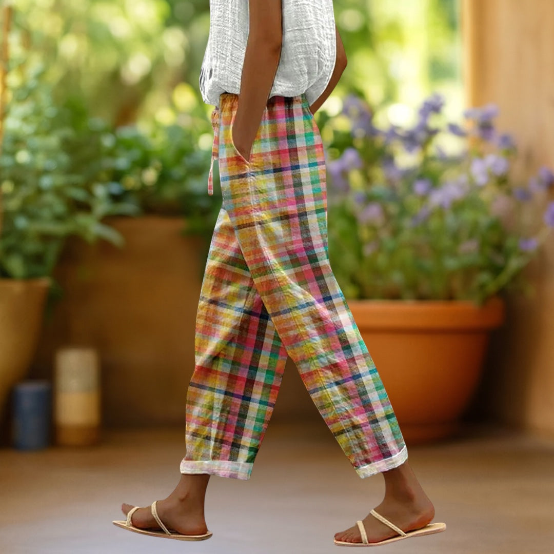 MICHELLE | Pantalón a cuadros