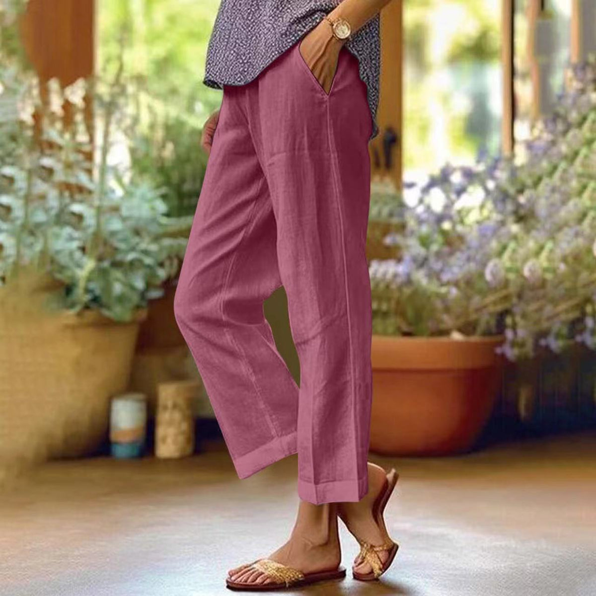 XIMENA | Pantalón de pierna recta
