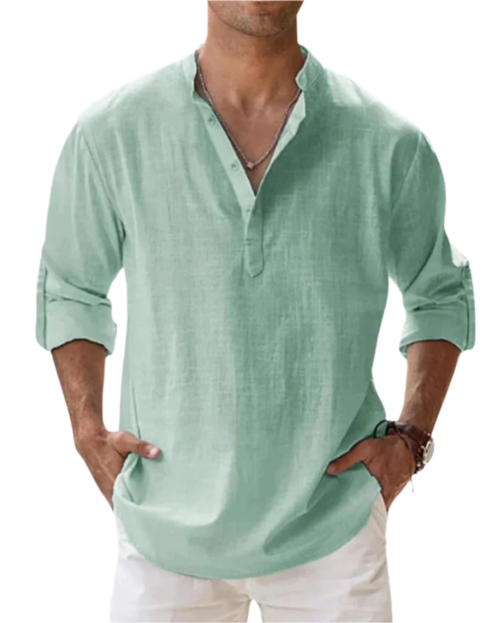 ANDREA | Camisa de algodón clásica