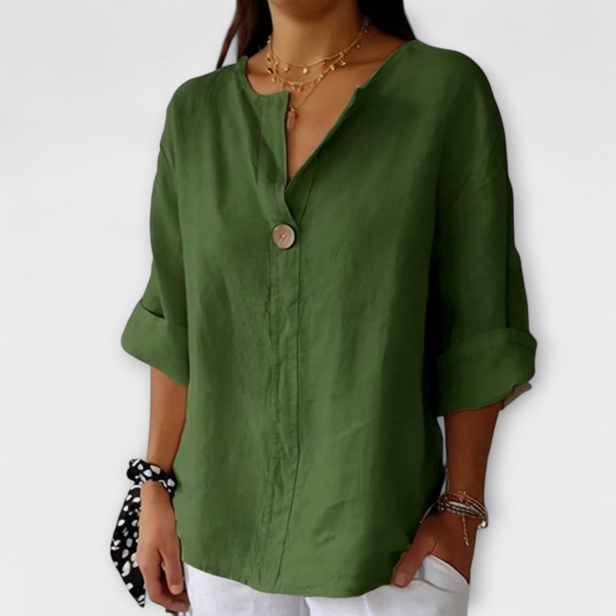 JULIA | Blusa con escote en V