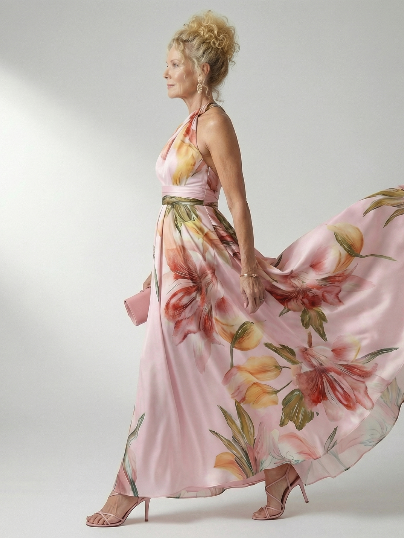 EMILIA | Vestido maxi floral