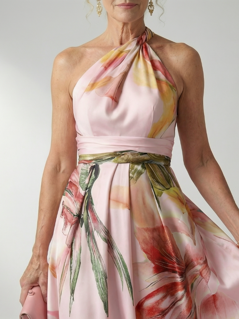 EMILIA | Vestido maxi floral