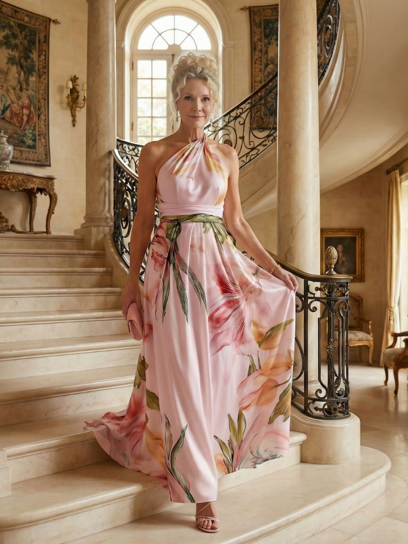 EMILIA | Vestido maxi floral