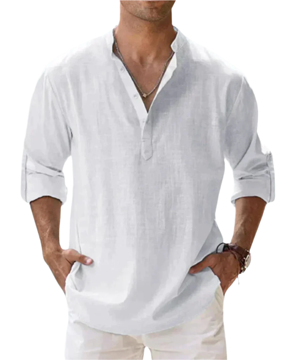 ANDREA | Camisa de algodón clásica