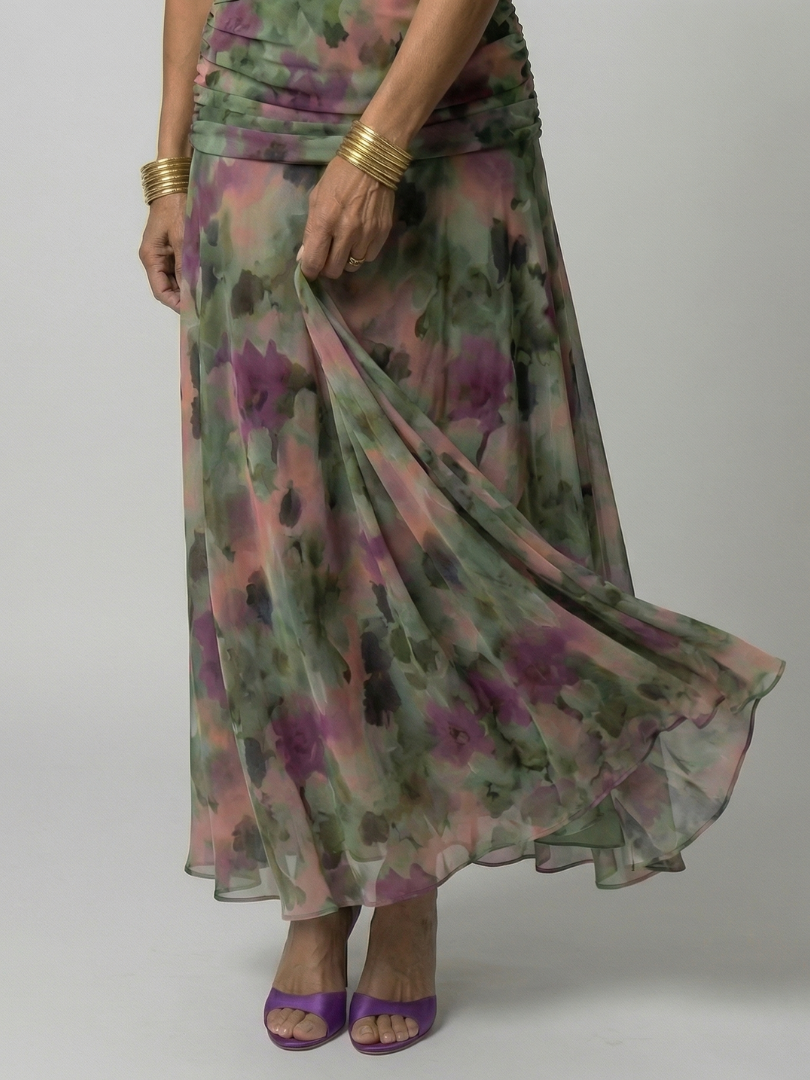 DANIELA | Vestido midi con hombros descubiertos
