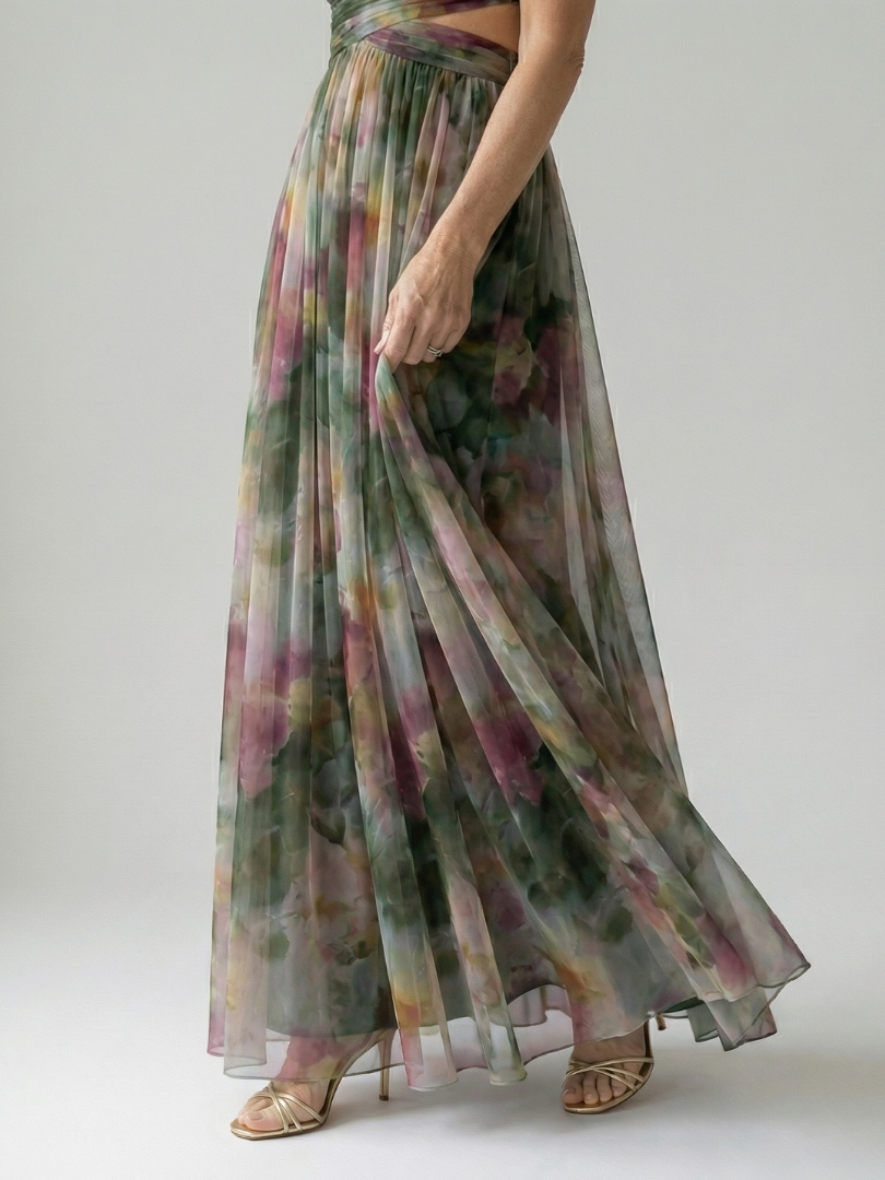 RENATA | Vestido maxi cruzado