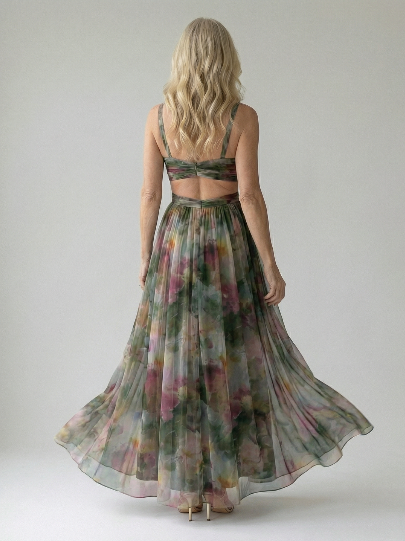 RENATA | Vestido maxi cruzado