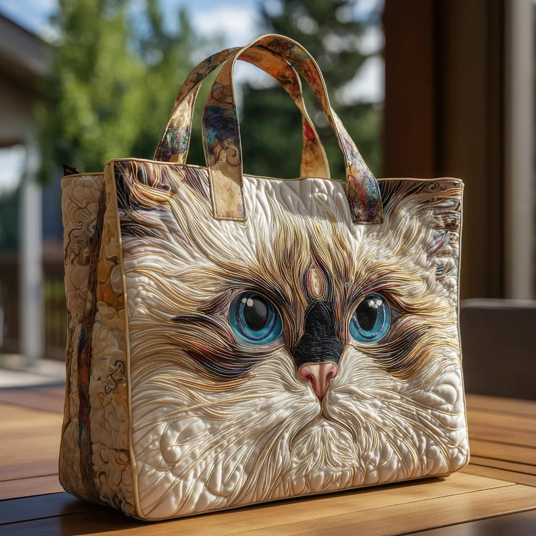 REGINA | Bolso artesanal con gato